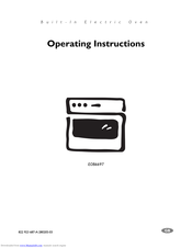 Electrolux EOB6697 Operating Instructions Manual