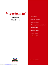 ViewSonic VNB107 ViewBook User Manual
