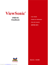 ViewSonic ViewBook VS13550 User Manual
