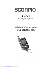 Scorpio SR-i500 Installation Manual And User's Manual