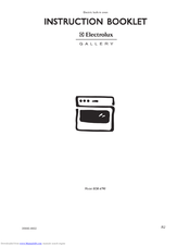 Electrolux EOB 6790 Instruction Booklet