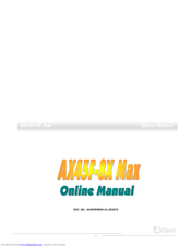AOPEN AX45F-8X MAX Online Manual