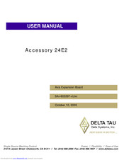 Axis 24E2 User Manual