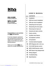BOSS MP3-3130R User Manual