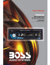 BOSS RDS614C User Manual