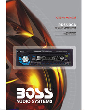 BOSS RDS610CA User Manual
