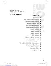 BOSS RDS634UA User Manual