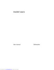 Electrolux FAVORIT 50672 User Manual