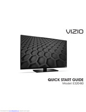 Vizio E320-B0 Quick Start Manual