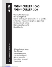 AEG FOEN CURLER 1000 User Manual