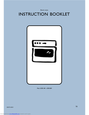 Zanussi EOB 850 Instruction Booklet