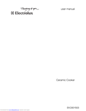 Electrolux EKC601503 User Manual