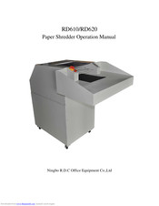 Ningbo RD610 Operation Manual
