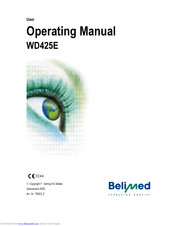 BELIMED WD425E Operating Manual