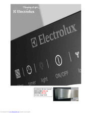 Electrolux ERHC938S Installation & User Manual