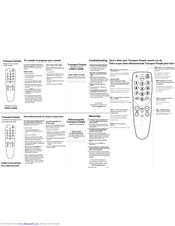 Universal Electronics Remote Control User Manual