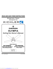 Emerson OLYMPIA KF100AP00 Owner's Manual