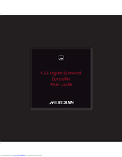 Meridian G65 User Manual