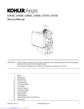 Kohler Aegis LH640 Service Manual