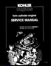 Kohler KT21 Service Manual
