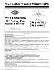 Emerson CF653WW00 Owner's Manual