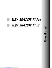 ELSA ERAZOR III LT User Manual