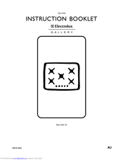 Electrolux EGG 76 Instruction Booklet