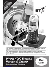 BT DIVERSE 4000 EXECUTIVE User Manual