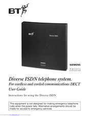 BT DIVERSE ISDN User Manual
