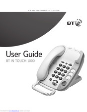 BT IN TOUCH 1000 User Manual
