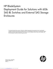 HP BladeSystem c7000 Deployment Manual