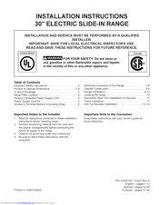 Electrolux 318201631 Installation Instructions Manual