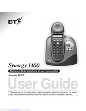 BT SYNERGY 1400 User Manual