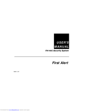 First Alert FA145C User Manual