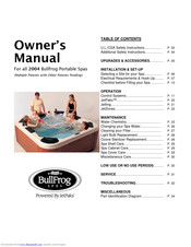 Bullfrog Spas Owner's Manual