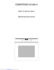 Aeg COMPETENCE B1100-4 Operating Instructions Manual