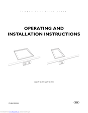 Electrolux TY 38 CN/Vi Operating And Installation Instructions