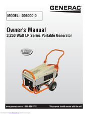 Generac Power Systems 006000-0 Owner's Manual