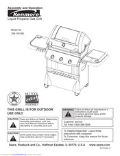 Kenmore 259.162190 Assembly And Operation Manual