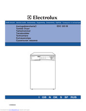 Electrolux EDC 504M Instruction Booklet