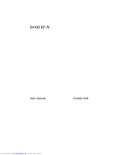 Aeg Electrolux 64100 KF-N User Manual