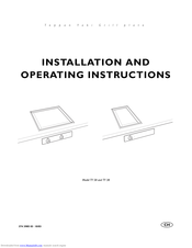 Electrolux TY58 Installation And Operation Instruction Manual