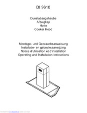 AEG DI 9610 Operating And Installation Manual