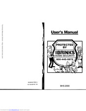 BRINKS BHS-2000 User Manual