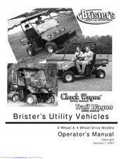 BRISTERS TRAIL WAGON Operator's Manual
