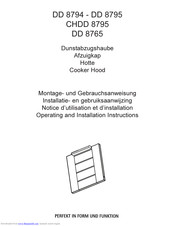 Aeg DD 8794 Operating And Installation Manual