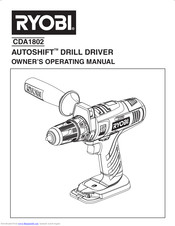 Ryobi Autoshift CDA1802 Owner's Operating Manual