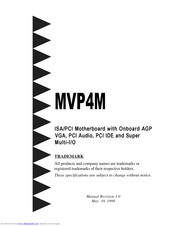 EPOX MVP4M Instructions Manual