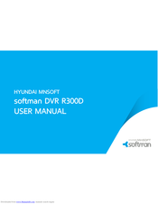 Hyundai softman DVR R300D User Manual