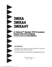 EPOX 3WXA4Y Instructions Manual